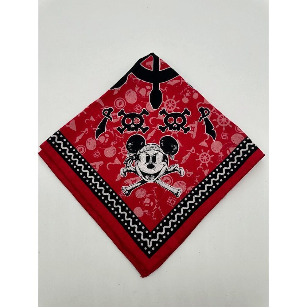 Disney’s Mickey Halloween Bandana Pirate Mickey 21 x 21 Square Bandana Multicolo